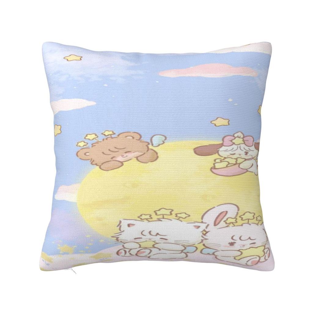 M-Mikko Pillow Case Cushion Cover Soft Custom Pillow Cover Retro Trendy Pillowcases For Sofa Home Decorative