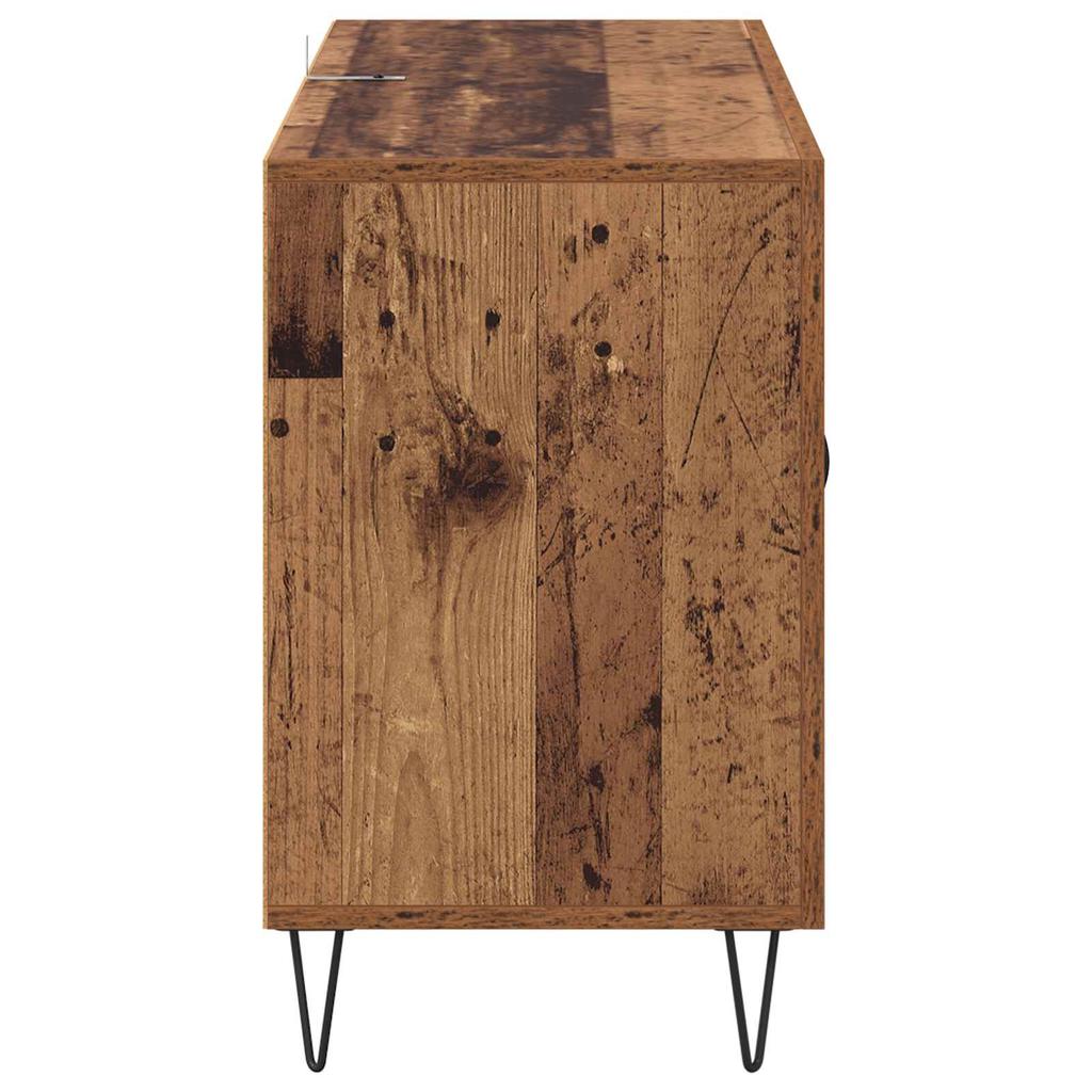Sideboard with Drawers Reclaimed Wood Look 100 x 36 x 60 cm Engineered Wood