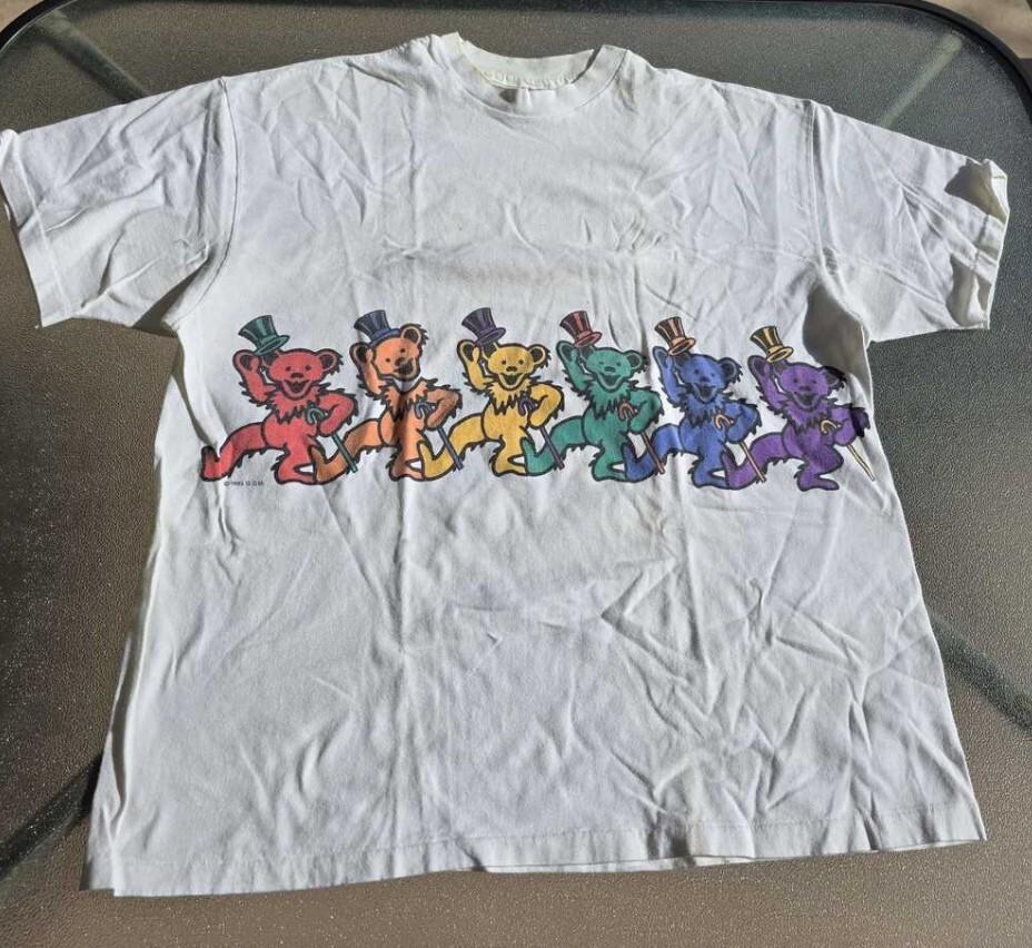 Grateful Dead Dancing Bears Size S-5XL Fans Gift Reprint L