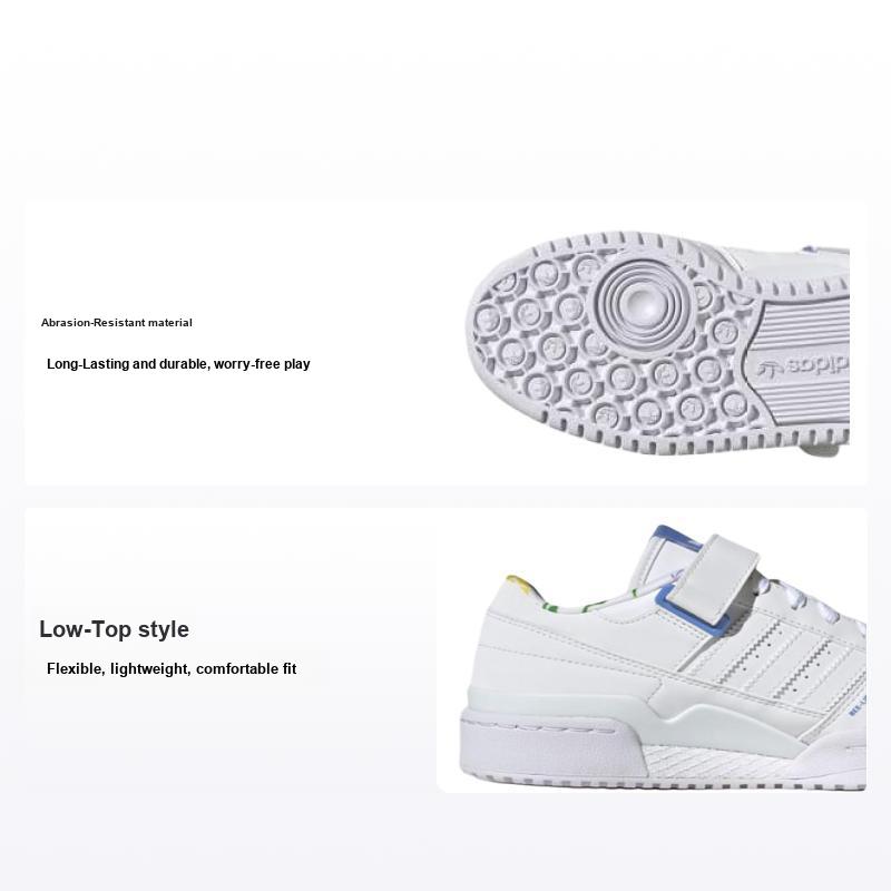 Adidas Forum Low Big Kid Save The Bees Детские кроссовки White Cloud-White Blue-Fusion HP6245 37⅓