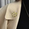 2023 Flower Sweater Chain Multi-Crystal Combination Long Temperament Necklace Corsage One Two Wear
