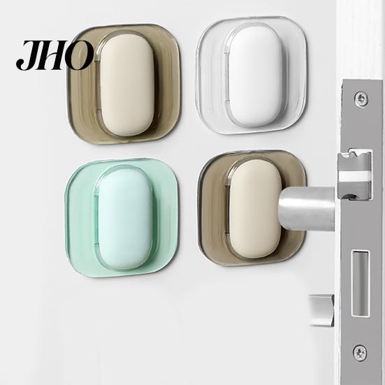 Easy Installation Wall Protection Pad 3Pcs/Set Silicone Door Stopper Punching Free Mute Stickers Noise Reduction Protectors Handle Hardware