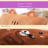 Plush Pillow Winter Gloves Cartoon Gloves Men Women Mitten Warm Hand Electric Heating Hand Warmer
