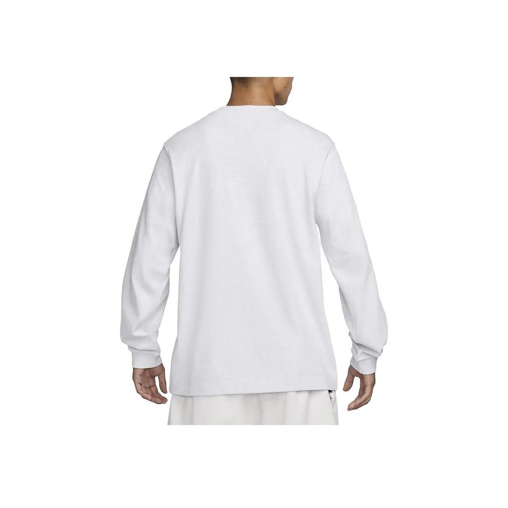 Nike SS23 Solid Color Crew Neck Casual Sweatshirt Men sweatshirt White DX0885-051