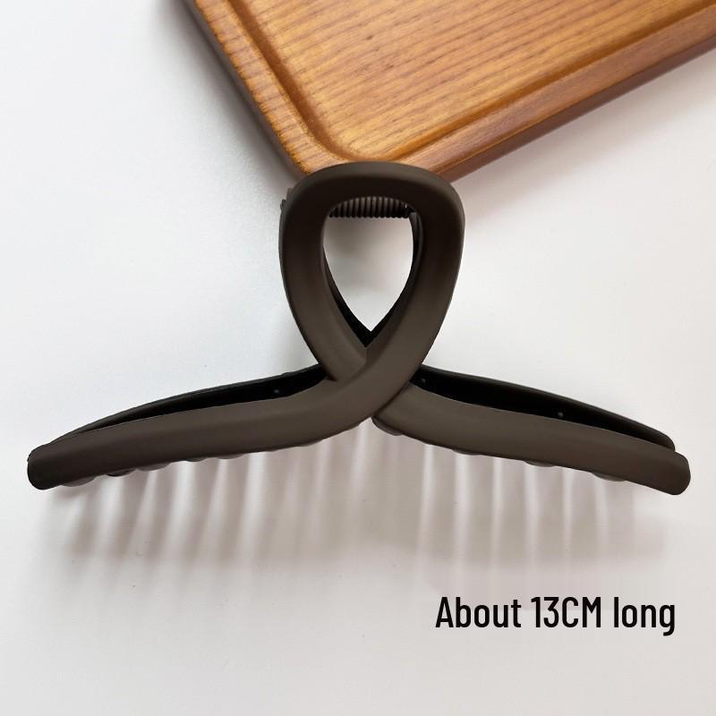 Large French Retro Claw Hair Clip for Elegant Women's Hairstyles.