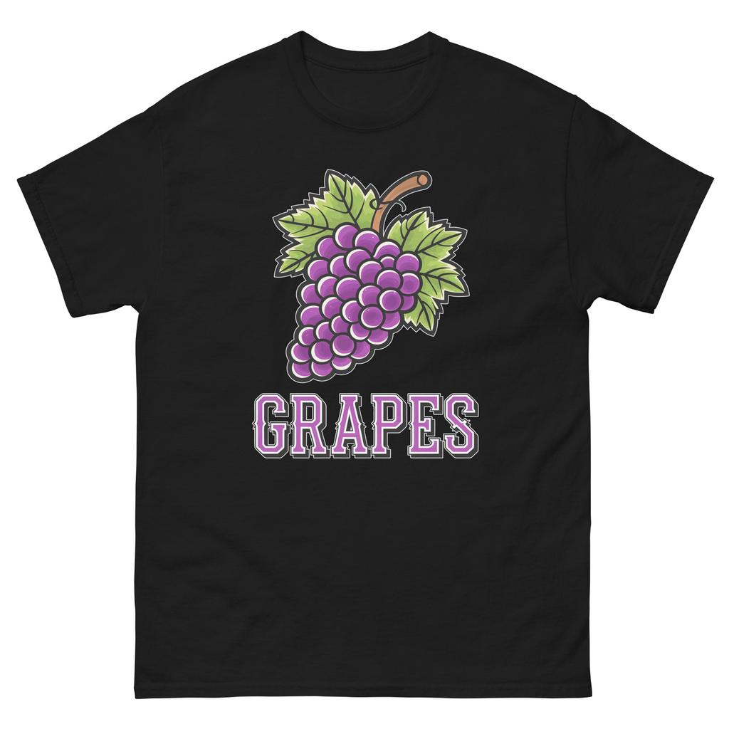 Grapes Lover Food Image Cartoon Funny T-Shirt Shirt