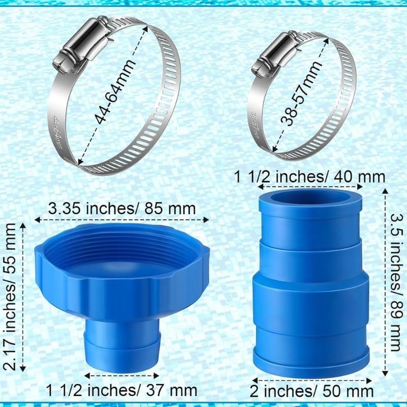 Pool Hose Coupling Connector Adapter For Above Ground Inflatable Pool Hose Filter Pump Skimmer Plumbing Connection