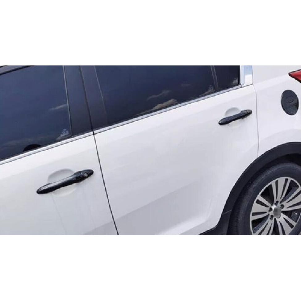 For Kia Sportage 2011-2016 Carbon Fiber Car External Door Handle Cover Trim