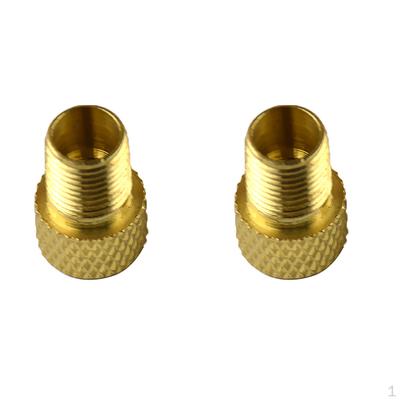 2 Pieces Tire Tube Pump To Valve Converter Adapter