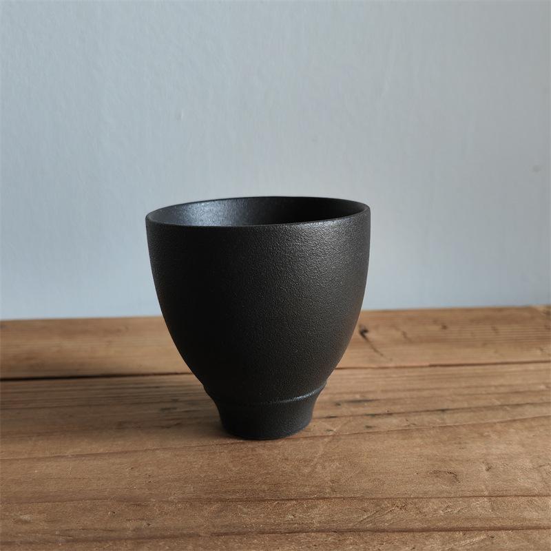 Coarse Pottery Master Cup Retro Kung Fu Teacup Master Cup Latte Flower Personal Cup Tea Cup Large Teacup