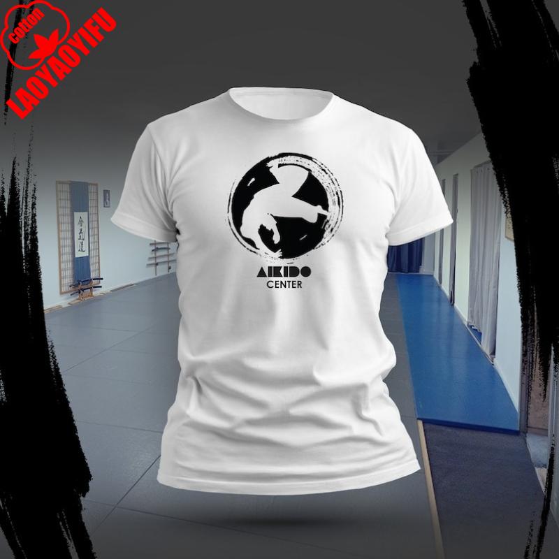 Aikido Martial Arts Printed Tshirt Woman Man Original Aiki Summer Outdoors Breathable Cotton Streetwear Vintage Clothes Tee
