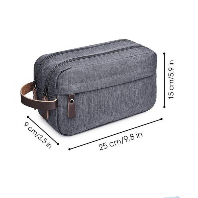 Capacity Portable Large Travel Business Oxford Cloth Cosmetic Pouch For Men