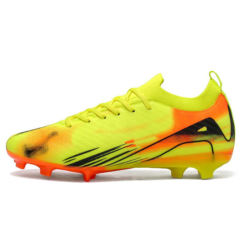 New youth football shoes men's and women's long spikes low-top football