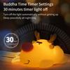 LED Night Lights Reindeer Silicone Night Lamp USB Charging Sleeping Lamp Timing Room Decor Christmas Gifts Led Lights For Kids