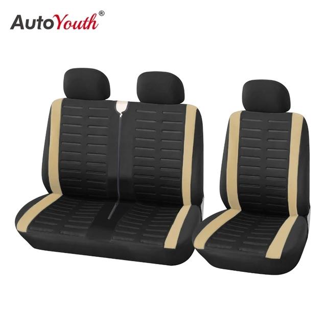 1+2 Koltuk Kılıfları Transporter/Van için Araba Koltuk Kılıfı 2+1 Araba Koltuğu için Evrensel Uyumlu İç Aksesuarlar Araba Koruyucu Kılıf