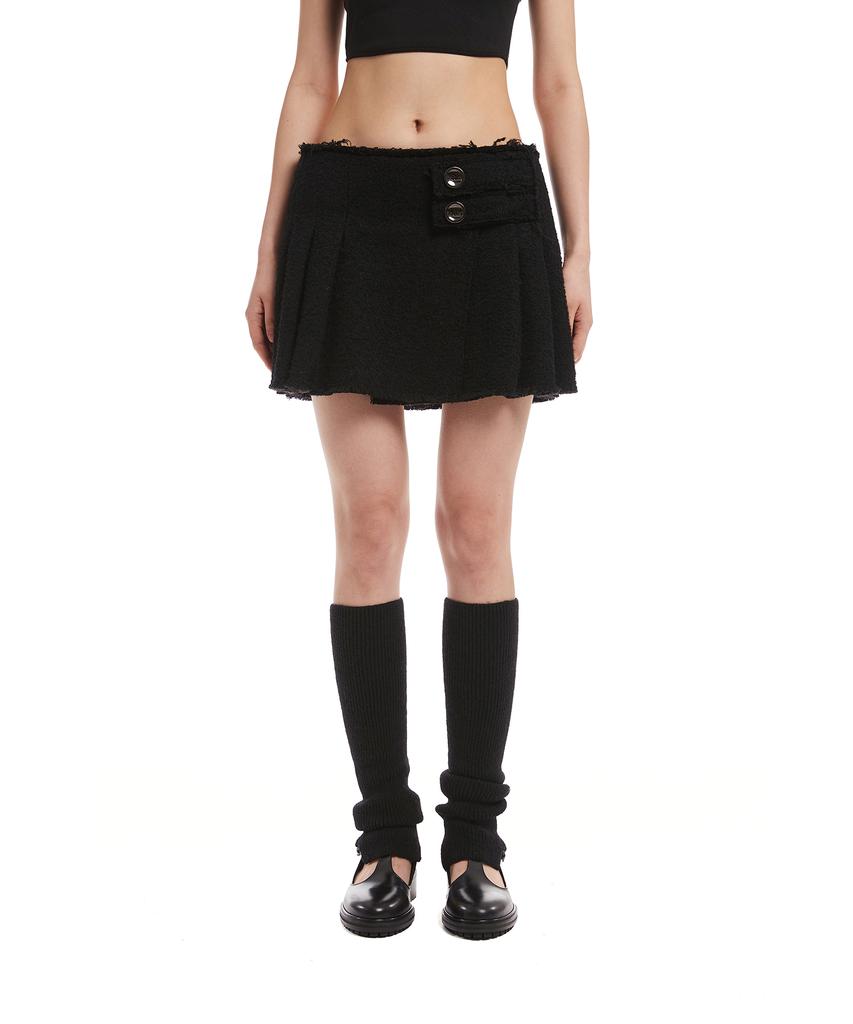 Trunk Project Black Pleated Mini Skirt