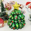 130CM Christmas Tree Standing Balloon Xmas Holiday 4D Inflatable Green Foil Balloons Set 2025 New Year Party Decoration