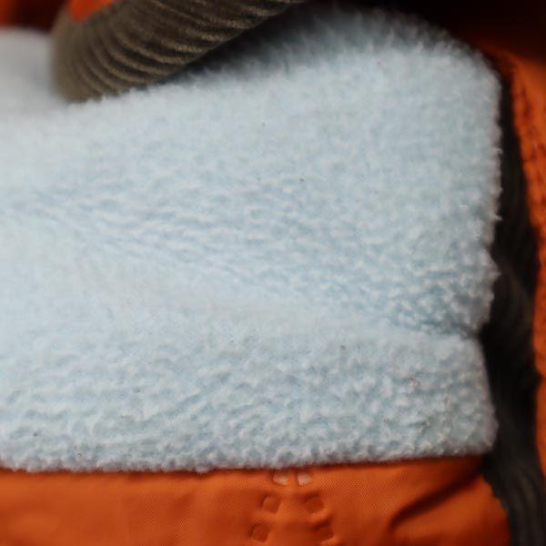 Fjallraven Donkey Color Quilted Jacket S Orange Series Back Fleece Women Used