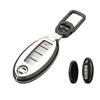 [XRise] Nissan Intelligent Key Case Suitable for Nissan, Zinc Alloy TPU White