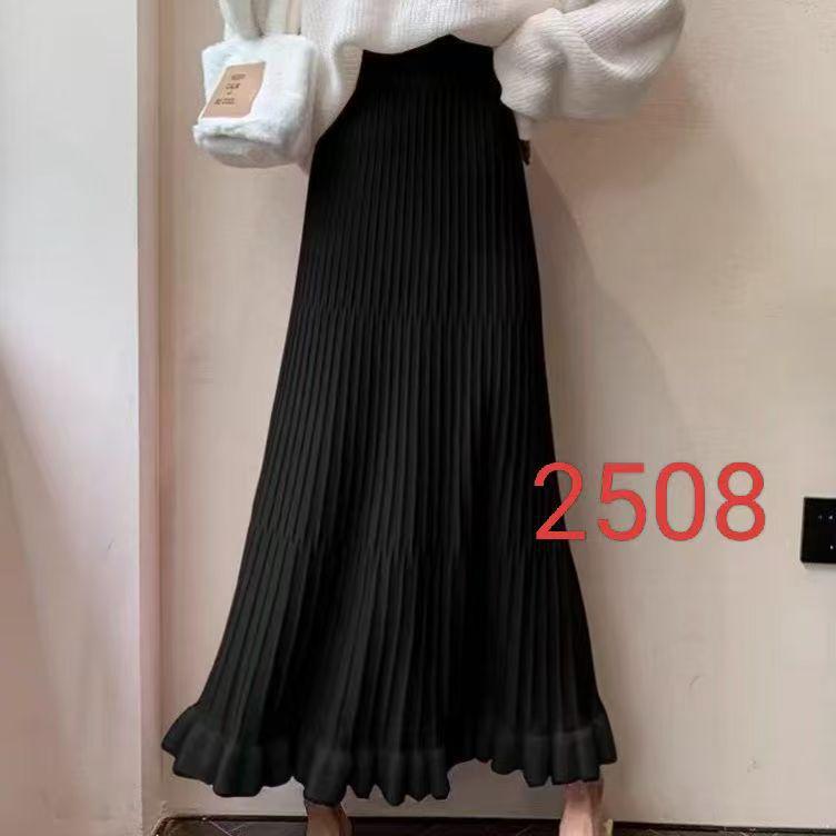Autumn/Winter Cheongsam Underskirt: Women s Pleated Anti-Exposure Lining Skirt One Size чёрный