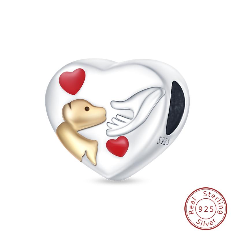 Cute Cat And Dog Series Copper Moon Butterfly Paw Print Charms 3Mm Diy Fine Jewelry Gifts Making