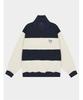 CUSTOMUS Colorblock Cotton Fleece Half-Zip Sweatshirt Cxs24Wkpoa18 Nav