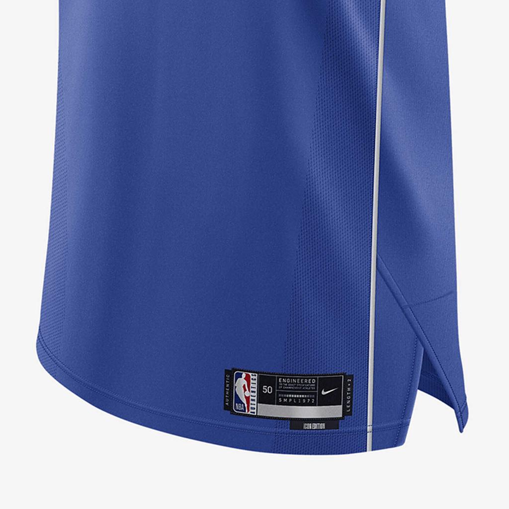 Nike Dallas Mavericks Luka Dončić No. 77 Logo Print Sleeveless Basketball Jersey Men Tops Blue CW3441-485