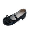 Summer Ice Cream Color Shoes Women's 2025 New Thick Heel Non-slip Mary Jane Small Leather Shoes Lolita JK Single Shoes