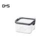 Moisture-proof Stackable Transparent Sealed Food Storage Jar Container with Lid