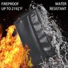 Bisofice Fireproof Document Bag Zipper Closure Cash Safe Storage Waterproof Pouch with Sticky Strip for Certificates