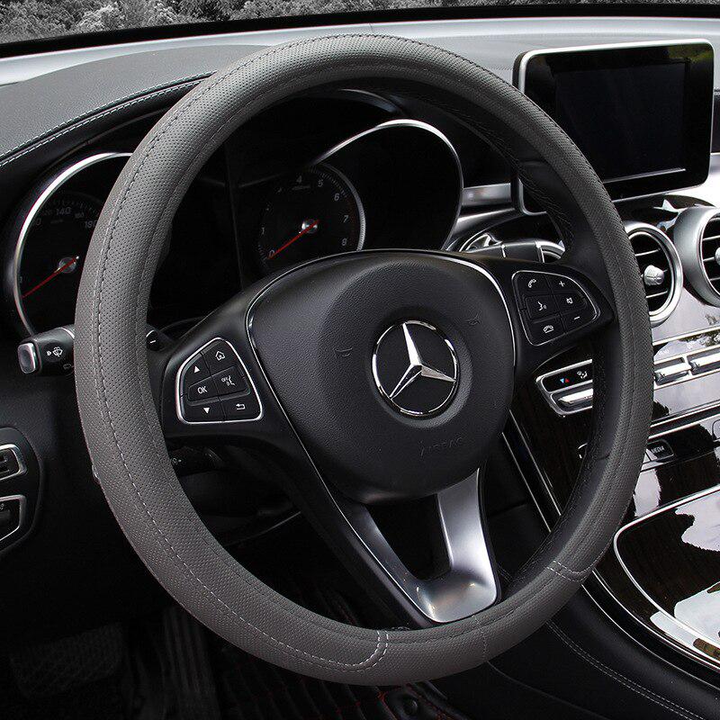 14.5”~15” Car Steering Wheel Cover Super Soft Winter Plush Steering Wheel Cover