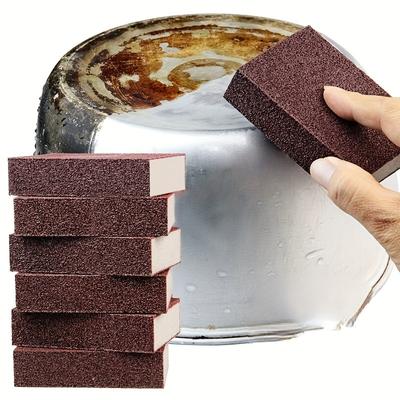 5-Pack Heavy-Duty Emery Magic Sponge Eraser Set For Bathroom, Toilet, Floor, and Outdoor Cleaning Sponge