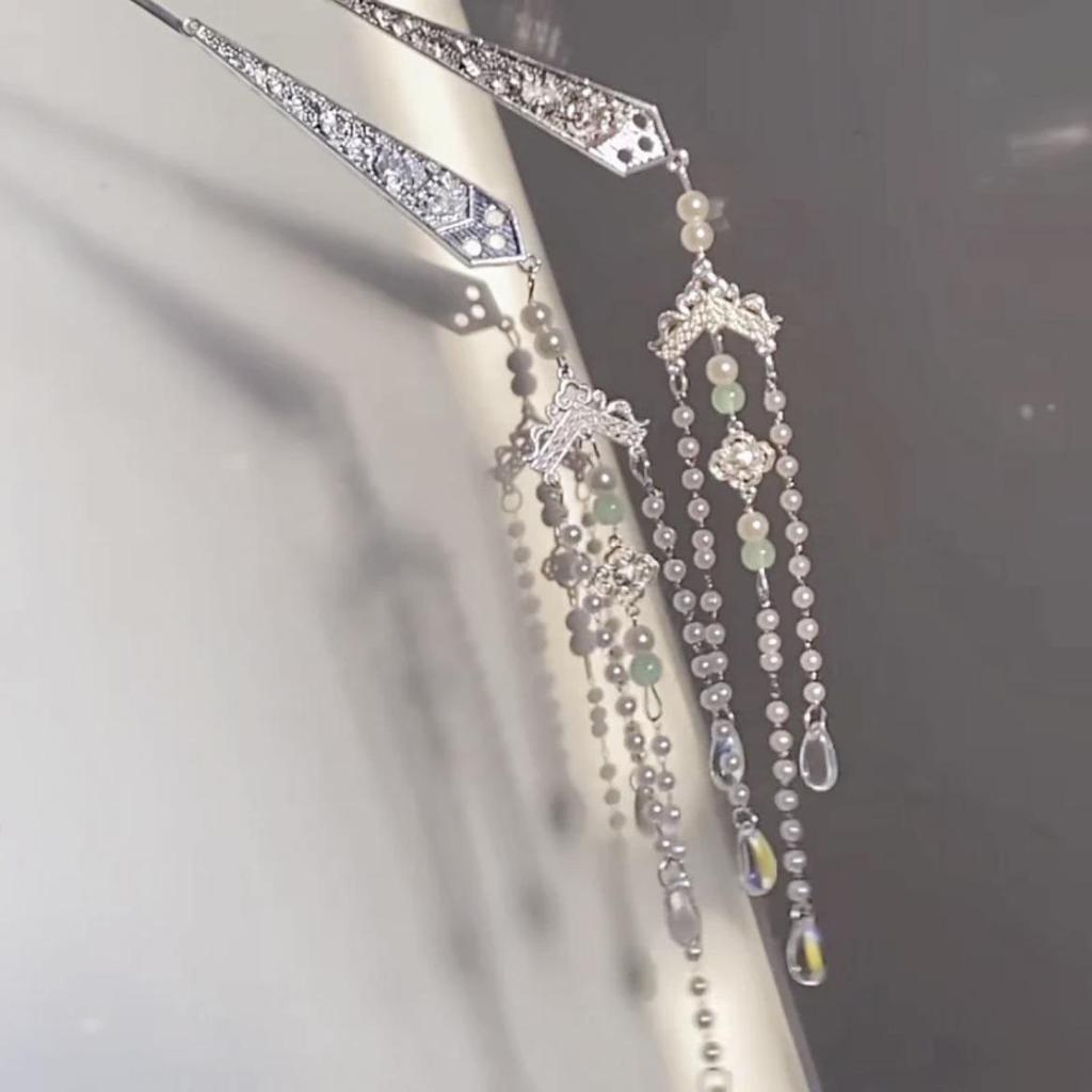 3D Printed Song Dynasty Hanfu Hair Crown & Hairpin - Fairy Style Headdress for Photoshoots