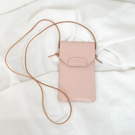 DIY Mobile Phone Bag Faux Leather Phone Pouch Craft Set Unfinished Crossbody Wallet Phone Bag for Daily Travel And Gifts
