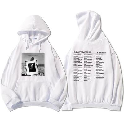 World Tour Cigarettes After Sex Hoodies Winter Men Women Heavy Mental Sweatshirts Long Sleeve Graphic Print Sudaderas