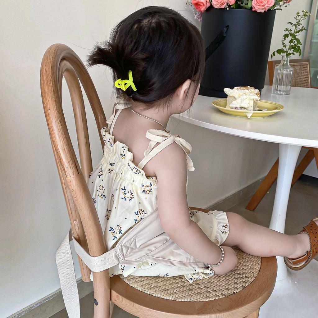 Korean-Style Portable Baby High Chair with Safety Harness