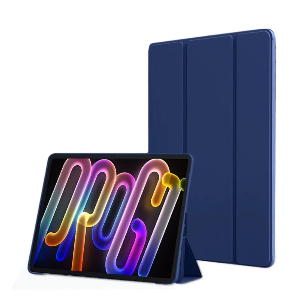 For New Auto Sleep/Wake 11.1" Tablet Flip Cover Tri-Folding Stand Soft Silicone Tablet Case for Lenovo Xiaoxin Pad Pro GT 2025