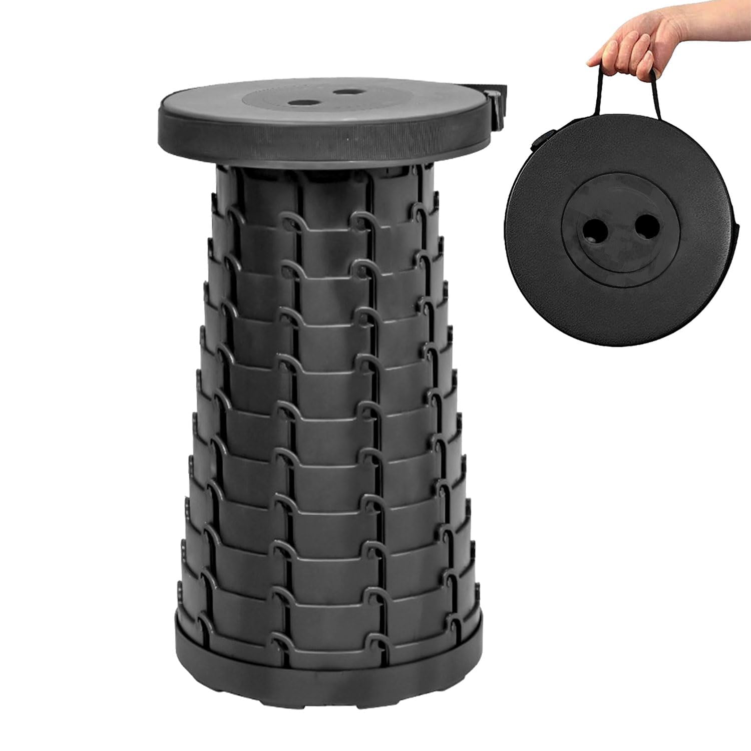 

Folding Outdoor Camping Easy to Load Capacity Opens and Closes in a 10 Height Adjustable For Use Chair, Extendable, Chair, Foldable, Chair, чёрный