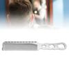 Metal Hair Comb Aluminum Fine Tooth Hair Cutting Flat Top Clipper Comb for Professional Stylists and Barbers