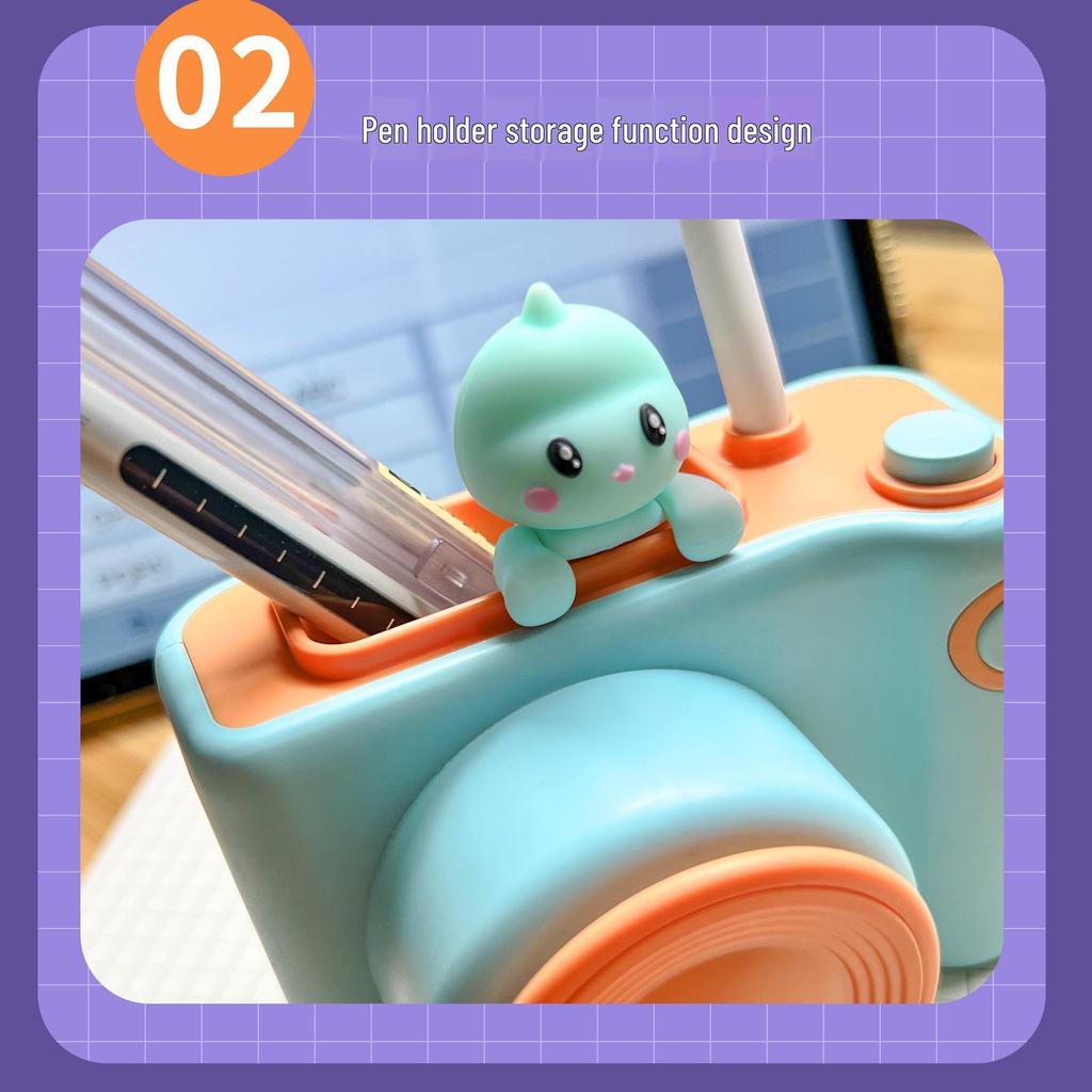 Multifunctional LED Eye-Protection Cartoon Table Lamp with USB Charging