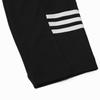 Adidas Neo Logo Embroidered Striped Comfortable Casual Knitted Sports Pants Women bottoms Black DM4172