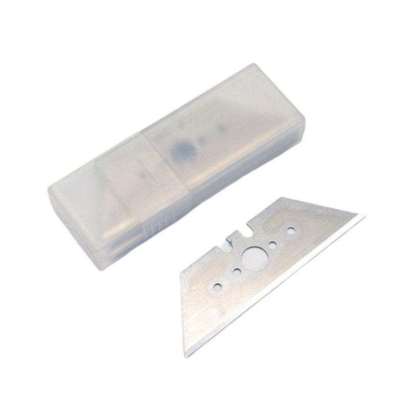10Pcs Utility Knife Trapezoid Blades Special Knife Blades Steel Material Replacement DIY Art Craft Cutter Tool Blade