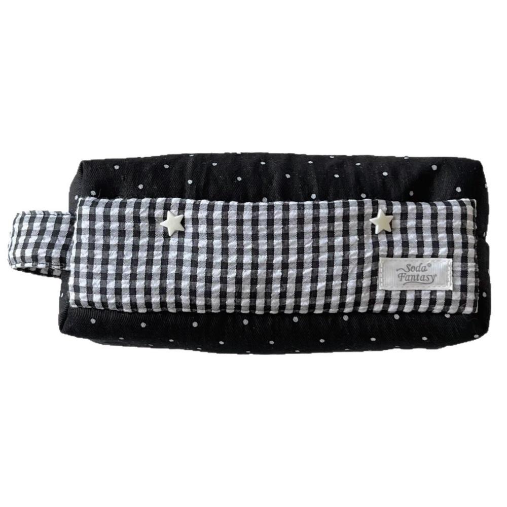 Stationery Storage Bag Portable School Organizer Multifunctional Pencil Bag Creative Canvas Pencil Pouch For Classroom College