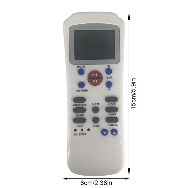 LCD Air Conditioner Remote Control Replace for R14A R14A/E Air Conditioner Conditioning Remote Controller Repalcement