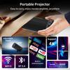 S200 4K Supported Mini Projector, Portable Wireless Screen Mirroring Projector, Compact Size for Home Theater
