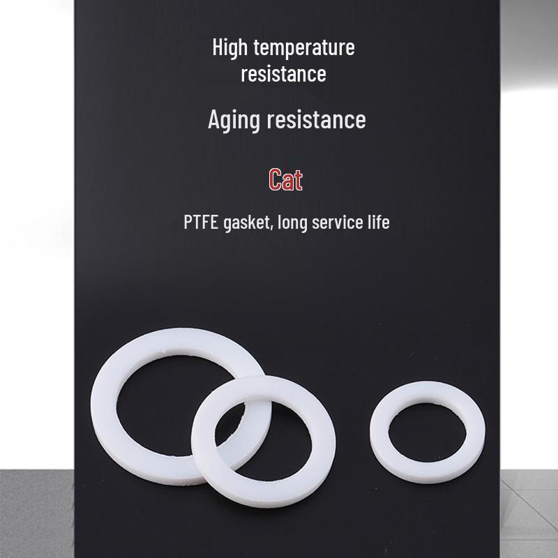 PTFE Polytetrafluoroethylene High/Low Temp Resistant Teflon Water Pipe Gasket