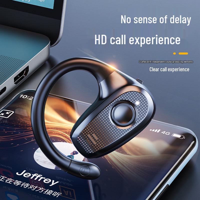 2025 Open-Ear Bluetooth Headphones, HD Calls, Ultra-Long Battery, Comfortable In-Ear Design for Right Ear