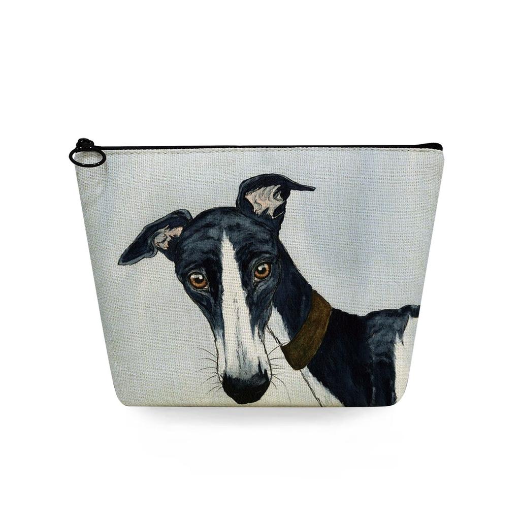 Women Dog Print Cosmetic Bag Toiletries Organize Travel Storage Case 6734 KTB