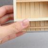 Miniature Wall-Mounted Shelf 1:12 Scale Retro Mini Shelf Tiny Tiered Storage Shelf for Miniature Kitchen Living Room Doll Furniture