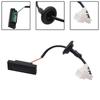 1x 81260-B4000 Car Trunk Lid Lock Release Switch ABS Black Boot Release Handle Tailgate Open Button For Hyundai I10 2013-